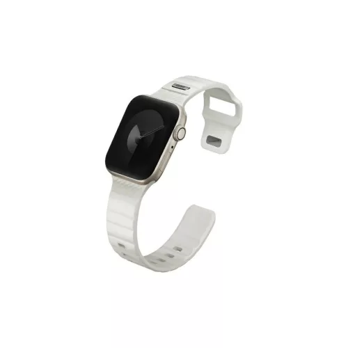 UNIQ Band Stride SE Apple Watch 42/41/40mm készülékhez FKM gumi szíj lume
