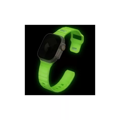 UNIQ Band Stride SE Apple Watch 42/41/40mm készülékhez FKM gumi szíj lume