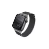 UNIQ Dante Strap Apple Watch Series 1/2/3/4/5/6/7/8/SE/SE2/SE3 38/40/41mm készülékhez rozsdamentes acél grafit