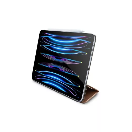 Guess GUFCP12PS4SGP iPad Pro 12.9 4G készülékhez tok Stripe Allover rózsaszín