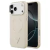 Guess Triangle Logo MagSafe tok iPhone 17 Pro készülékhez bézs
