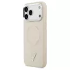 Guess Triangle Logo MagSafe tok iPhone 17 Pro készülékhez bézs