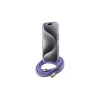 Guess GUHMP16SHCTSGNSU iPhone 16 6.1" készülékhez keménytok Crossbody Cord Script MagSafe lila