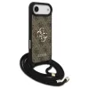 Guess 4G Big Logo Cord Stap Crossbody tok iPhone Air készülékhez barna