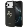 Guess Grained Big 4G & Classic Logo tok iPhone 17 Pro Max készülékhez fekete