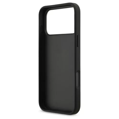 Guess Grained Big 4G & Classic Logo tok iPhone 17 Pro Max készülékhez fekete