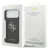 Guess Grained Big 4G & Classic Logo tok iPhone 17 Pro Max készülékhez fekete