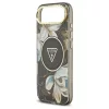 Guess IML Glitter Flowers Triangle MagSafe tok iPhone Air készülékhez fekete