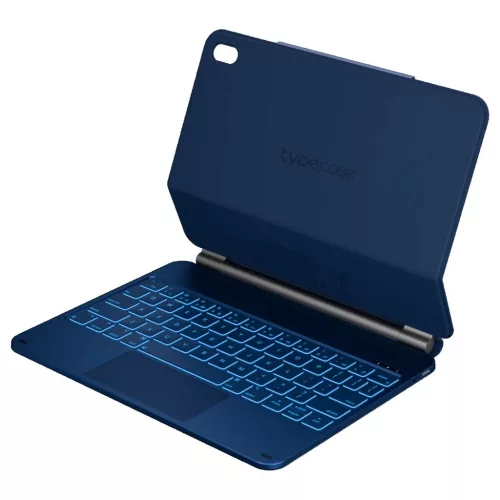 Typecase Edge billentyűzetes tok iPad 11" (A16) 2025 / iPad 10.9" 2022 készülékhez kék