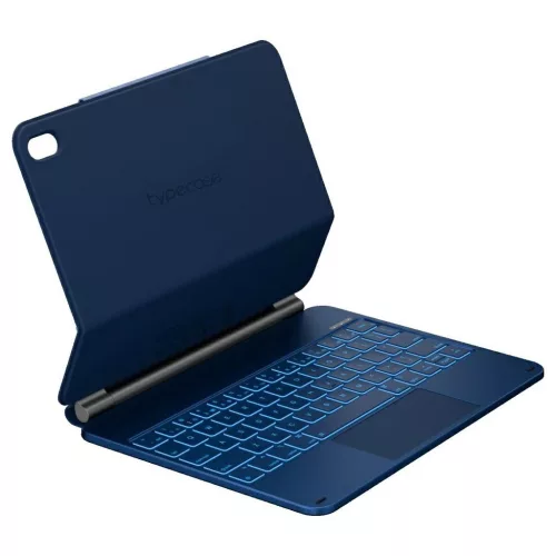 Typecase Edge billentyűzetes tok iPad 11" (A16) 2025 / iPad 10.9" 2022 készülékhez kék