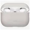 AirPods Pro 3 gen készülékhez UNIQ Lino szilikon tok bézs