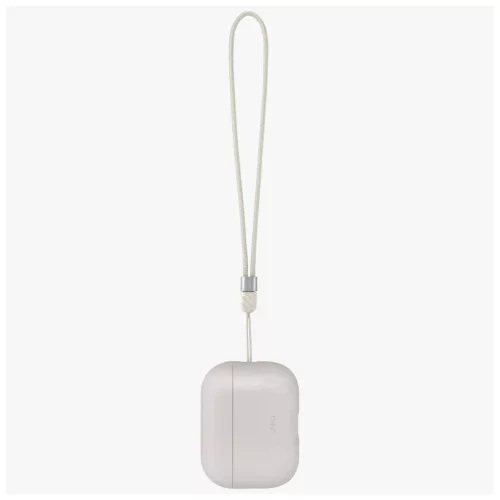 AirPods Pro 3 gen készülékhez UNIQ Lino szilikon tok bézs