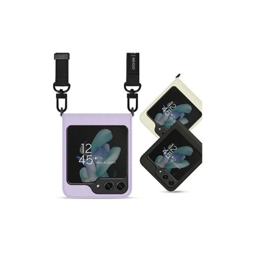 Araree Canvas Diary tok Samsung Galaxy Z Flip5 (F731) készülékhez fekete