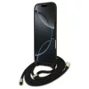 Guess 4G Big Logo Cord Stap Crossbody tok iPhone Air készülékhez fekete