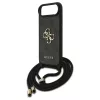 Guess 4G Big Logo Cord Stap Crossbody tok iPhone Air készülékhez fekete