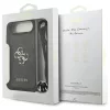Guess 4G Big Logo Cord Stap Crossbody tok iPhone Air készülékhez fekete