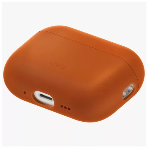 UNIQ Lino AirPods Pro 3 gen készülékhez szilikon tok, narancssárga