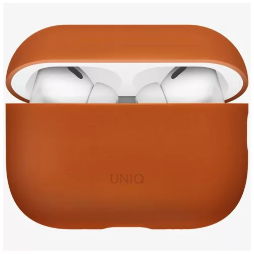 UNIQ Lino AirPods Pro 3 gen készülékhez szilikon tok, narancssárga
