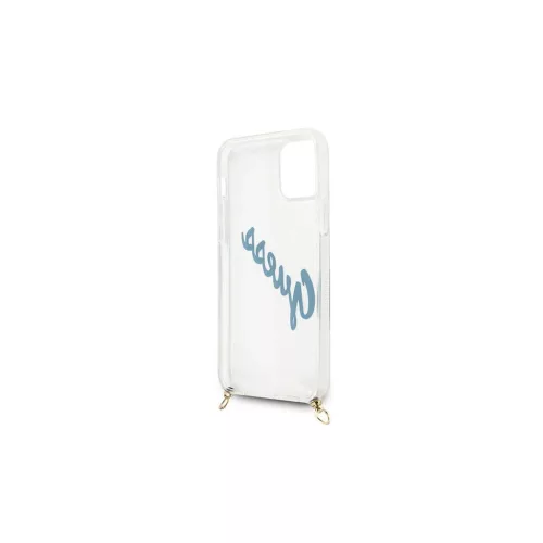 Guess GUHCP12SCRTVSBL iPhone 12 mini 5,4" készülékhez kemény tok Script Vintage kék