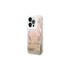 Guess GUHCP14LLFLSD iPhone 14 Pro 6,1 készülékhez keménytok Paisley Liquid Glitter arany