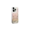 Guess GUHCP14LLFLSD iPhone 14 Pro 6,1 készülékhez keménytok Paisley Liquid Glitter arany