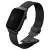 UNIQ Dante Pro óraszíj Apple Watch 42/41/40mm készülékhez, rozsdamentes acél, grafit fekete