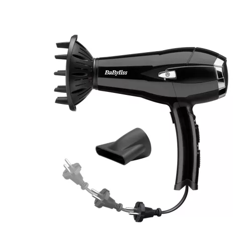 BaByliss D374DE Cordkeeper hajszárító 2000W, fekete