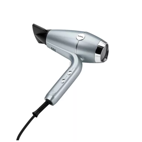 BaByliss D773DE Hydro-Fusion plazmaionos hajszárító HTDC motorral,  2100W, fémes