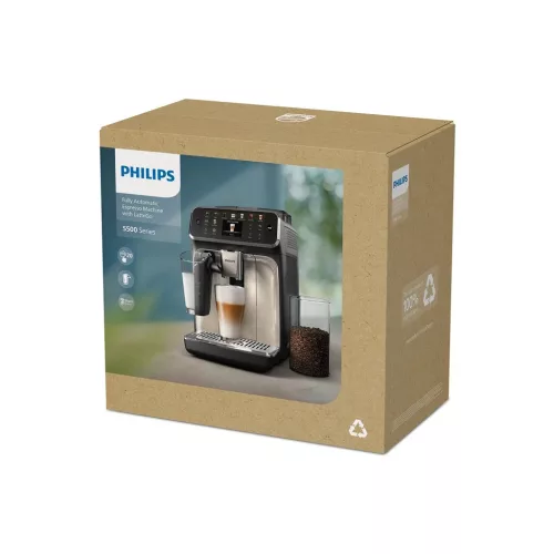 Series 5500 LatteGo EP5549/70 automata kávégép LatteGo tejhabosítóval