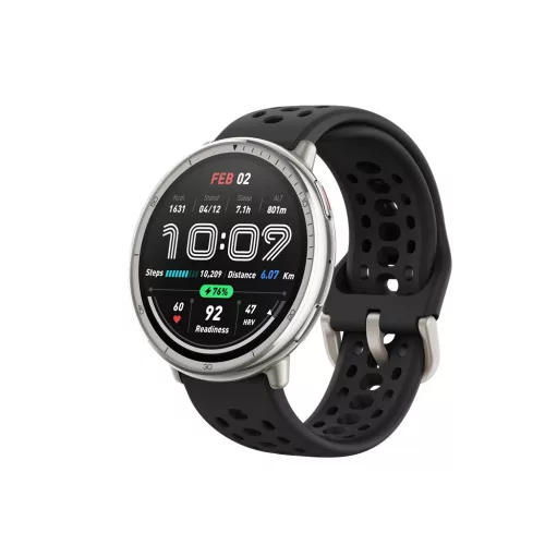 Amazfit Active 2 (Round) Black Sport Silicone