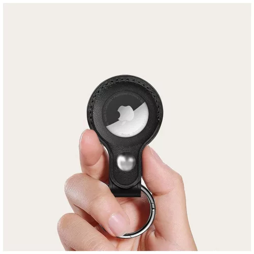 TECH-PROTECT NaturalFit Apple AirTag 1/2 készülékhez tok fekete