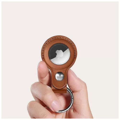 TECH-PROTECT NATURALFIT APPLE AIRTAG készülékhez tok 1 / 2 barna