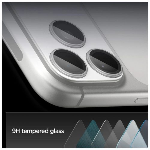 SPIGEN OPTIK PRO XL GLAS.TR "EZ FIT" kameravédő iPhone 17 Pro Max készülékhez ezüst
