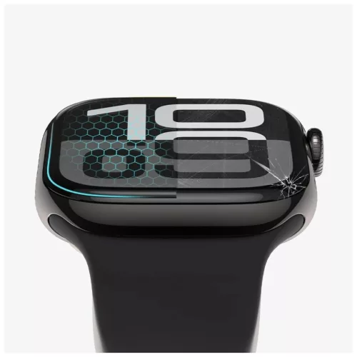 Hibrid üvegfólia HOFI HYBRID PRO+ 2-PACK Apple Watch S10 / S11 46mm készülékhez fekete