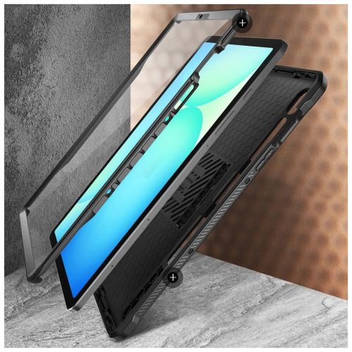 SUPCASE UNICORN BEETLE PRO tok Samsung Galaxy Tab S9 11.0 / S9 FE / S10 FE / S10 LITE 10.9 készülékhez X710 / X716B / X510 / X516B / X520 / X526 / X400 / X406B fekete