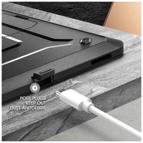 SUPCASE UNICORN BEETLE PRO tok Samsung Galaxy Tab S9 11.0 / S9 FE / S10 FE / S10 LITE 10.9 készülékhez X710 / X716B / X510 / X516B / X520 / X526 / X400 / X406B fekete