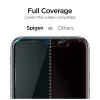 SPIGEN ALM GLASS FC temperált üveg kijelzővédő iPhone 11 / XR készülékhez, fekete