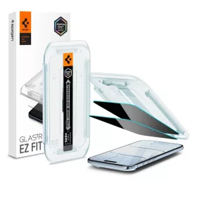   Spigen GLAS.TR “EZ FIT” 2-PACK iPhone Air készülékhez Privacy kijelzővédő