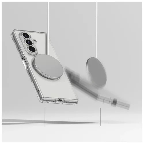 RINGKE FUSION MAGNETIC MAGSAFE GALAXY Z FOLD 7 készülékhez tok – átlátszó