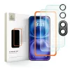 Temperált üveg kijelzővédő TECH-PROTECT SUPREME SET 3-PACK iPhone 16 készülékhez átlátszó