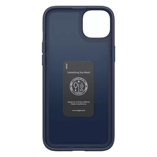 SPIGEN THIN FIT iPhone 14 Plus / 15 Plus készülékhez tok tengerészkék