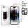 Tech-Protect Supreme Set edzett üveg kijelzővédő 3 db iPhone 16 Pro Max készülékhez átlátszó