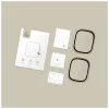 Edzett üveg Tech‑Protect Glass Ring 2-PACK Apple Watch Ultra 1/2/3 készülékhez (49 MM) titán