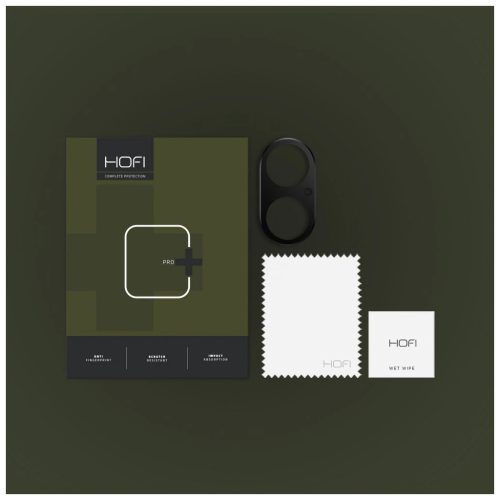 HOFI ALUCAM PRO+ kamera lencsevédő iPhone 16/16 Plus készülékhez fekete