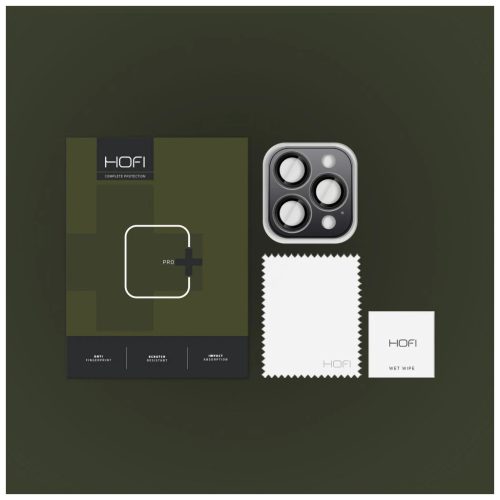 Kameravédő HOFI CAMRING PRO+ iPhone 16 Pro / 16 Pro Max / 17 Pro / Max készülékhez fekete