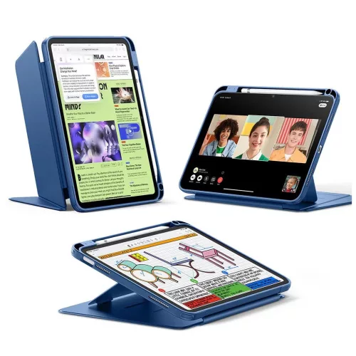 ESR FLIP HYBRID tok iPad 10.9” 10/2022, 11” 11/2025 készülékhez tengerészkék