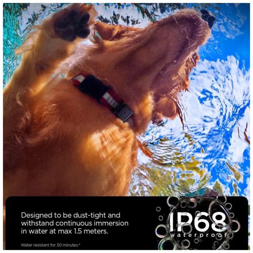 SPIGEN TOUGH ARMOR Apple AirTag tartó háziállat nyakörvhöz, fekete