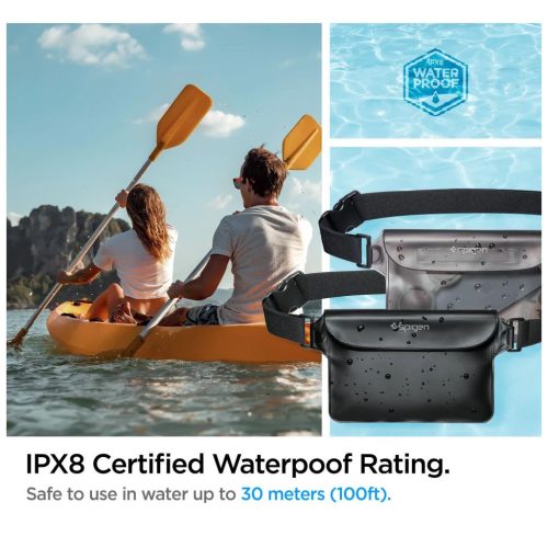 SPIGEN A620 univerzális vízálló övtáska 2-PACK fekete