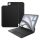 TECH-PROTECT SMARTCASE MÁGNÉSES + BILLENTYÚZET tok iPad Pro 12.9” készülékhez (4/5/6, 2020–2022) / iPad Air 13” készülékhez (1/2, 2024–2025) fekete