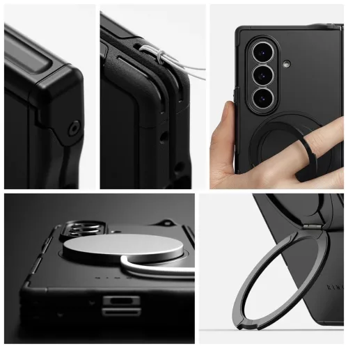 RINGKE ALLES Magnetic MagSafe Galaxy Z Fold 7 készülékhez tok fekete